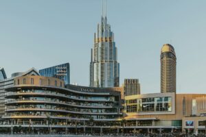 modern architectural skyline in downtown dubai